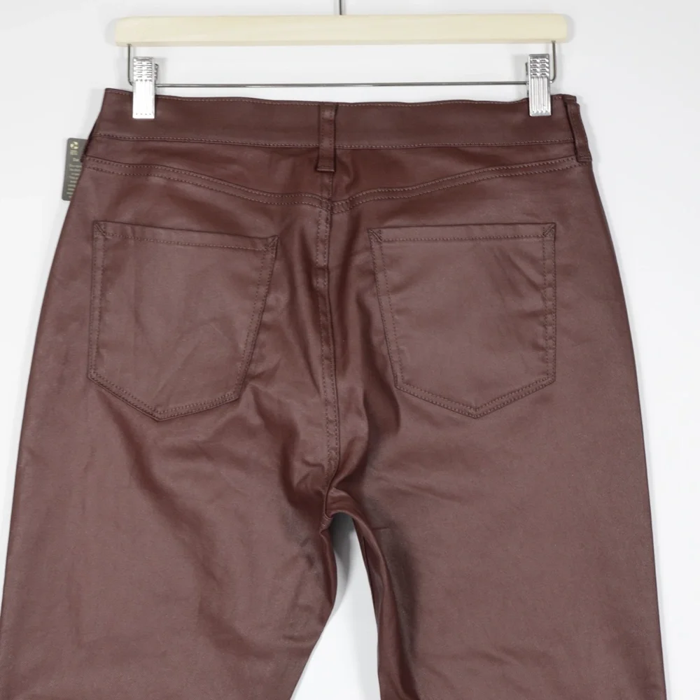 a.n.a Women's‎ Hight Rise Reflective Skinny Denim Jeans Brown Size 8